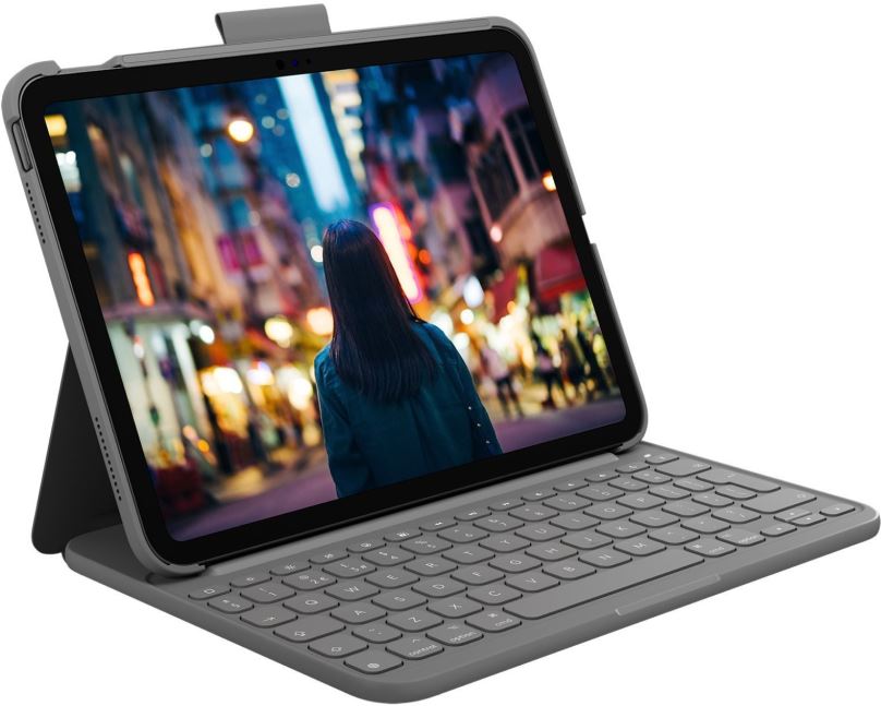 Pouzdro na tablet s klávesnicí Logitech Slim Folio pro iPad 10.9" (10. Gen) - US INTL