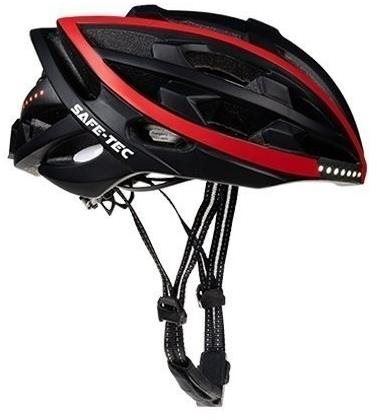 Helma na kolo Varnet Safe-Tec TYR Black Red S (53cm - 55cm)