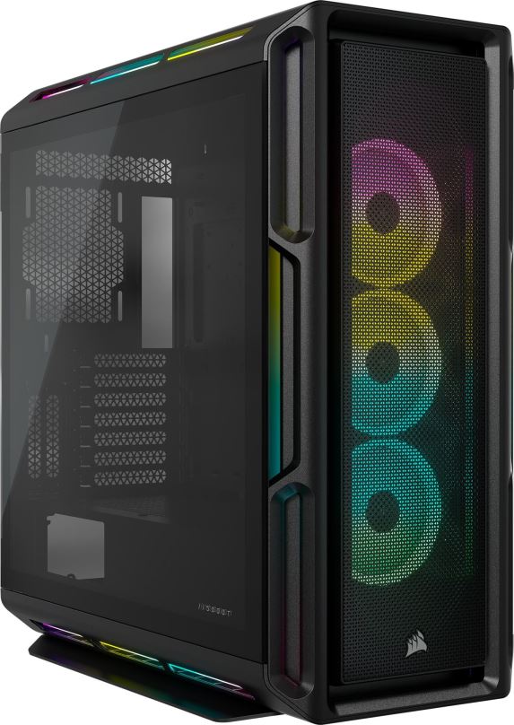 Počítačová skříň Corsair iCUE 5000T RGB Tempered Glass Black