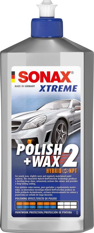 Vosk na auto SONAX Xtreme Polish & Wax 2 NanoPro- sensitive, 500ml