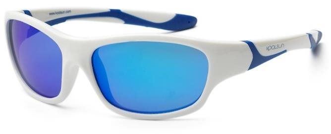 Sluneční brýle Koolsun SPORT – Bílá / Modrá 3+