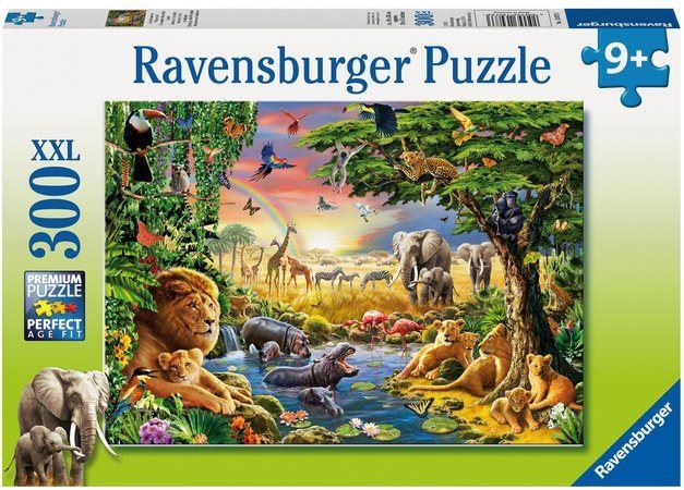 Puzzle Ravensburger 130733 Večer u vody 300 dílků