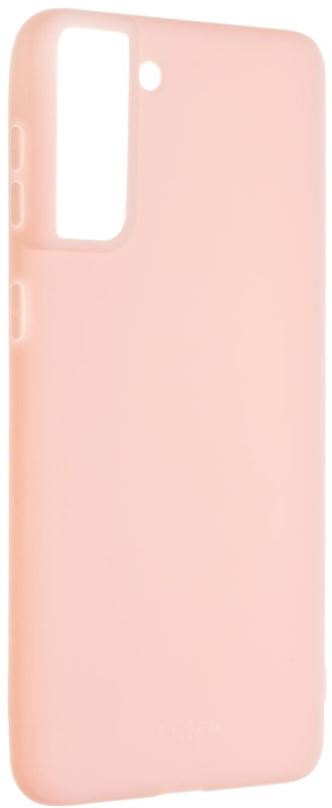 Kryt na mobil FIXED Story pro Samsung Galaxy S21+ růžový