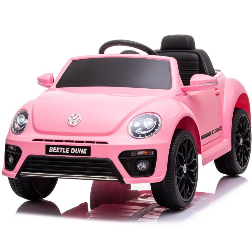 Dětské elektrické auto Volkswagen Beetle - růžový