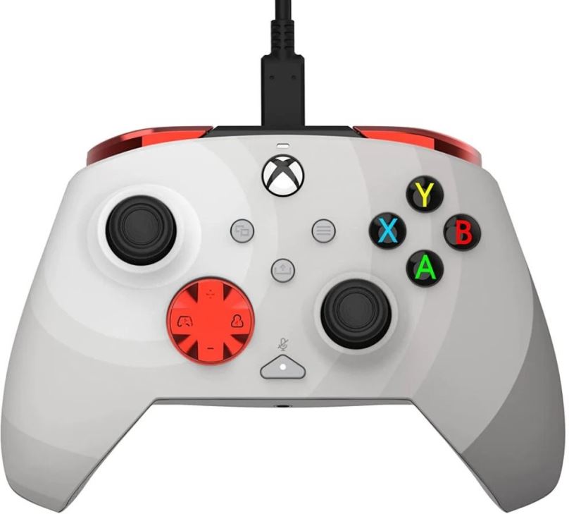 Gamepad PDP REMATCH Wired Controller - Radial White - Xbox