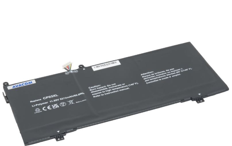 Baterie pro notebook Avacom CP03XL pro HP Spectre X360 13-AE series Li-Pol 11,55V 5275mAh 61Wh
