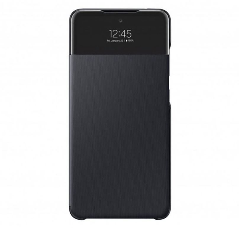 Kryt na mobil Samsung S-View Pouzdro pro Galaxy A52 / A52 5G / A52s Black