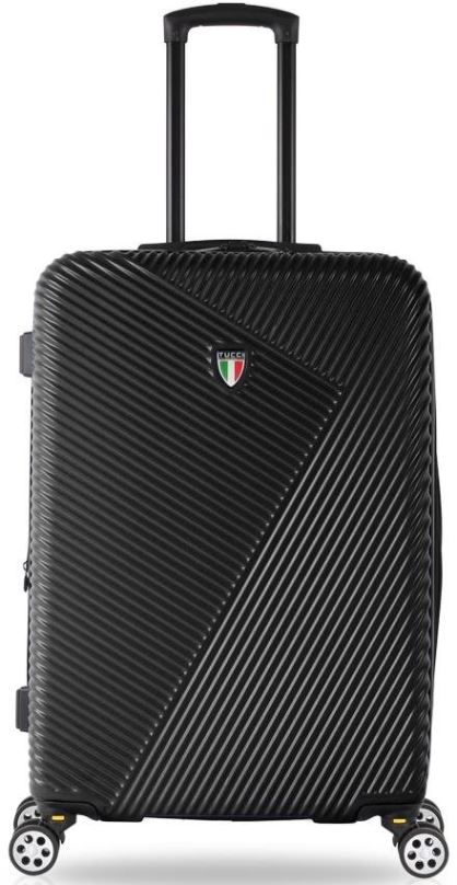 Cestovní kufr TUCCI T-0118/3 M ABS - černá