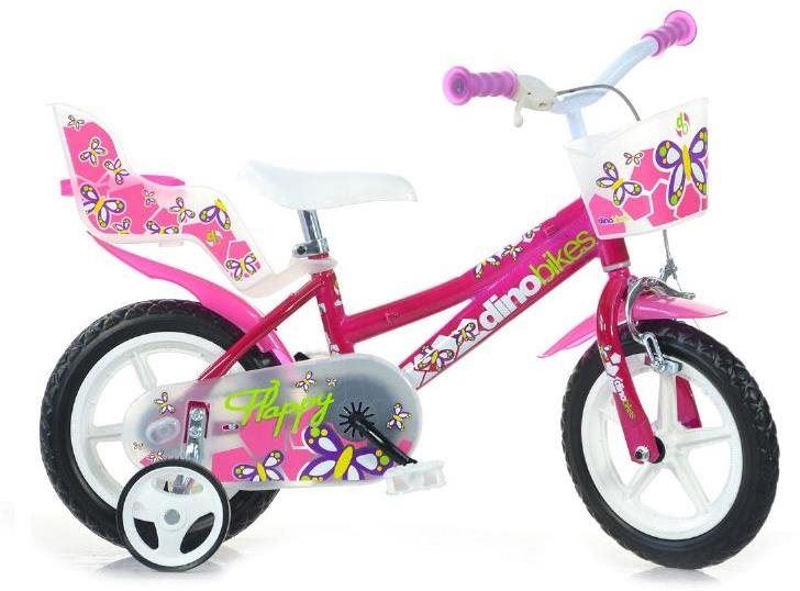 Dino Bikes Dětské kolo růžové 12" 2017