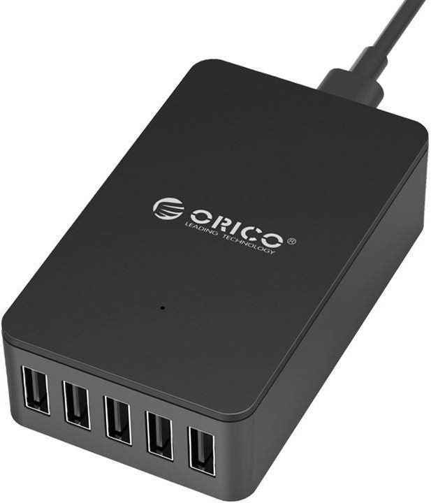 Nabíječka do sítě ORICO Charger PRO 5x USB černá