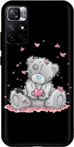 Kryt na mobil TopQ Xiaomi Redmi Note 11 silikon Lovely Teddy Bear 67399
