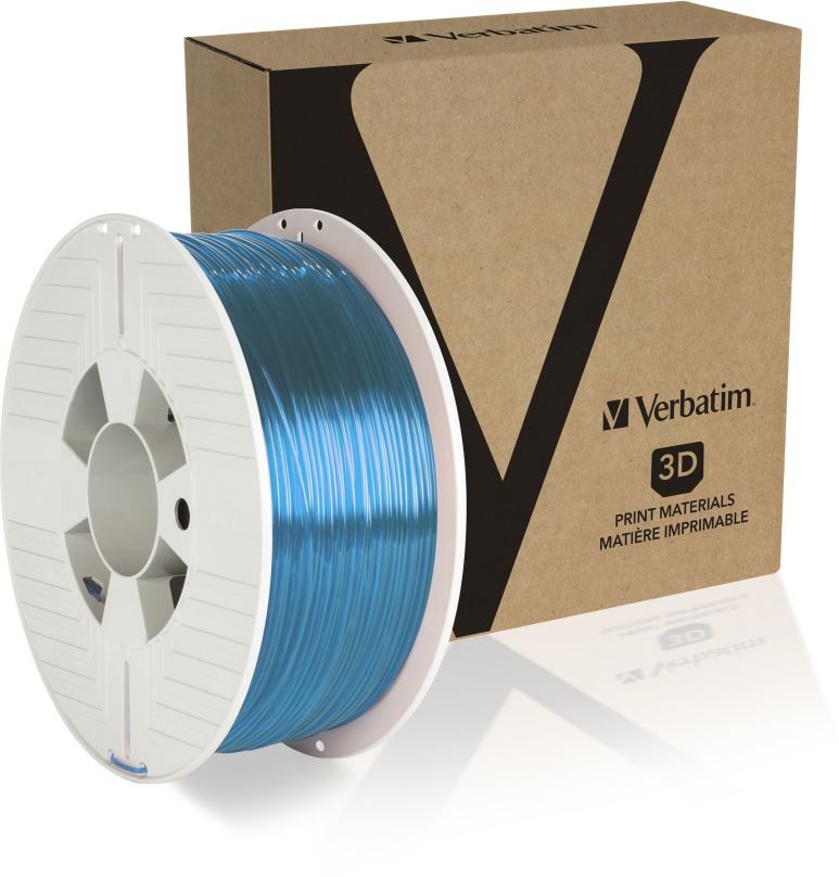 Filament Verbatim PET-G 1.75mm 1kg modrá transparentní