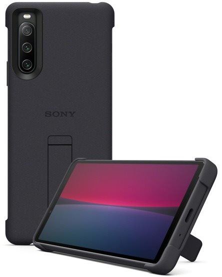 Pouzdro na mobil Sony XQZ-CBCC Stand Cover Xperia 10 IV 5G, Black