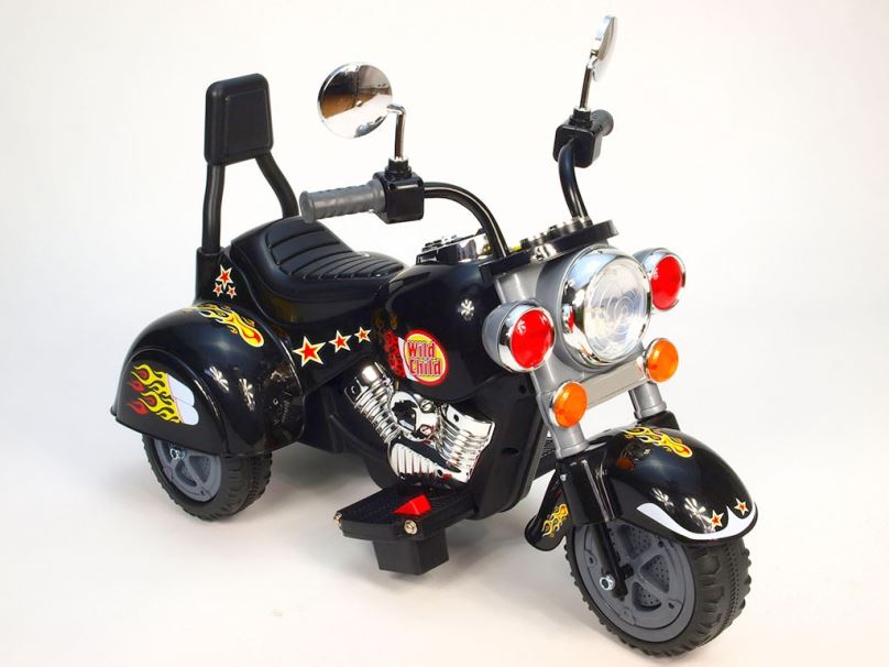 Elektrická motorka pro děti Chopper Harley černý Wild