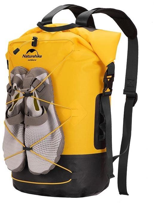 Sportovní batoh Naturehike vodotěsný 40 l 600 g žlutý