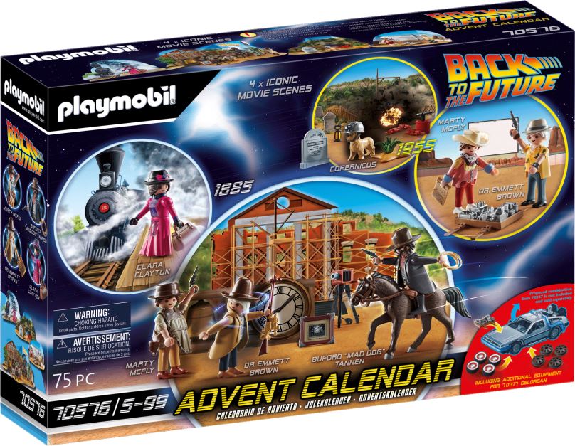 PLAYMOBIL® 70576 Adventní kalendář - Back To The Future III