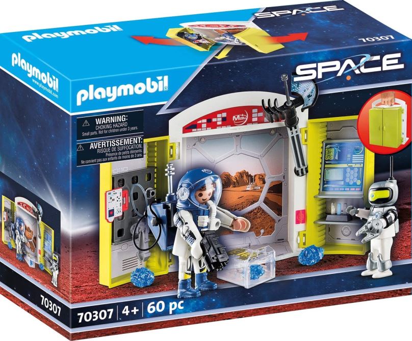 PLAYMOBIL® Space 70307 Hrací box - Mise na Marsu