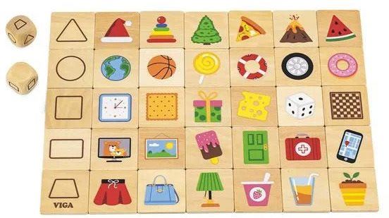 Dřevěné puzzle Dřevěné puzzle - tvary