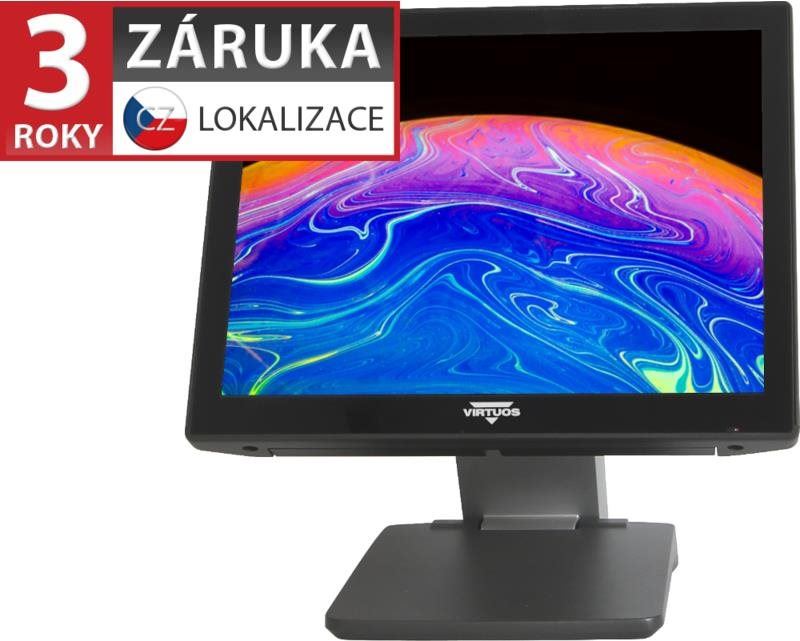 Pokladní terminál Virtuos AerXPOS PP-9735L, 15" Cel. J6412, 8GB, 128GB M.2 SSD, Win 10 IoT