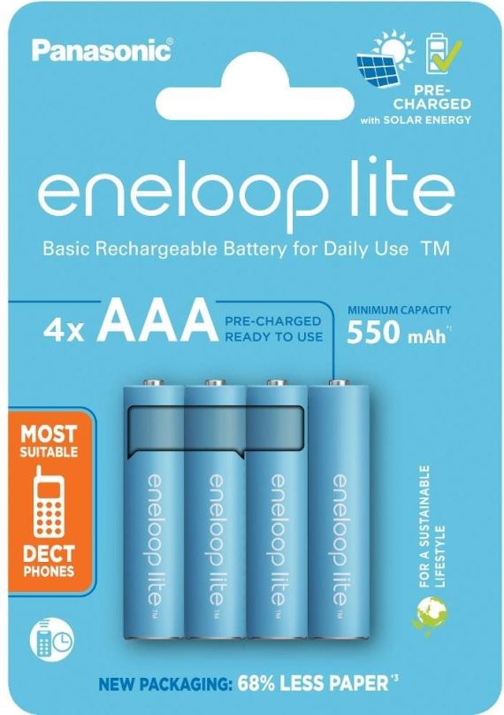 Nabíjecí baterie Panasonic eneloop  HR03 AAA 4LCCE/4BE ENELOOP LITE N