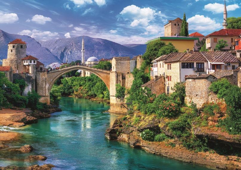 Puzzle Trefl Puzzle Starý most v Mostaru 500 dílků