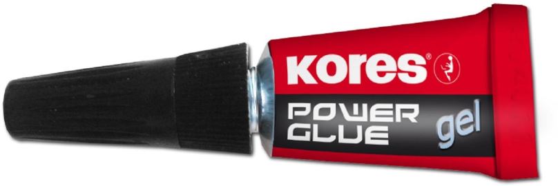 Vteřinové lepidlo KORES Power Glue Gel 3 x 1 g