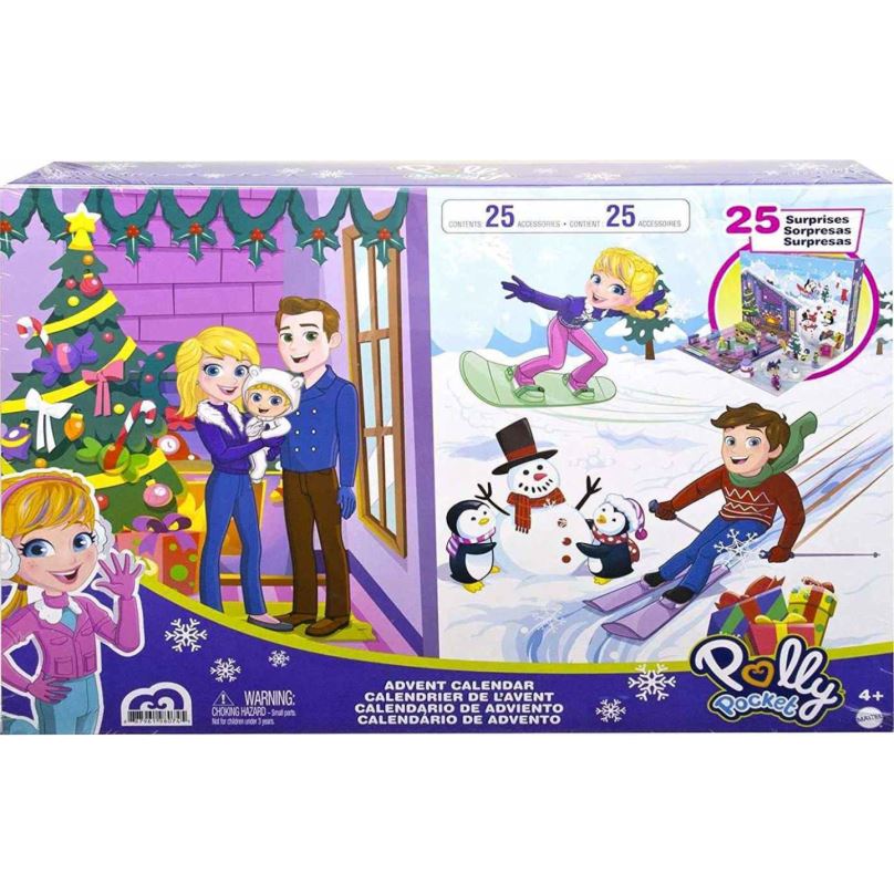 Mattel Adventní kalendář Polly Pocket, GYW07