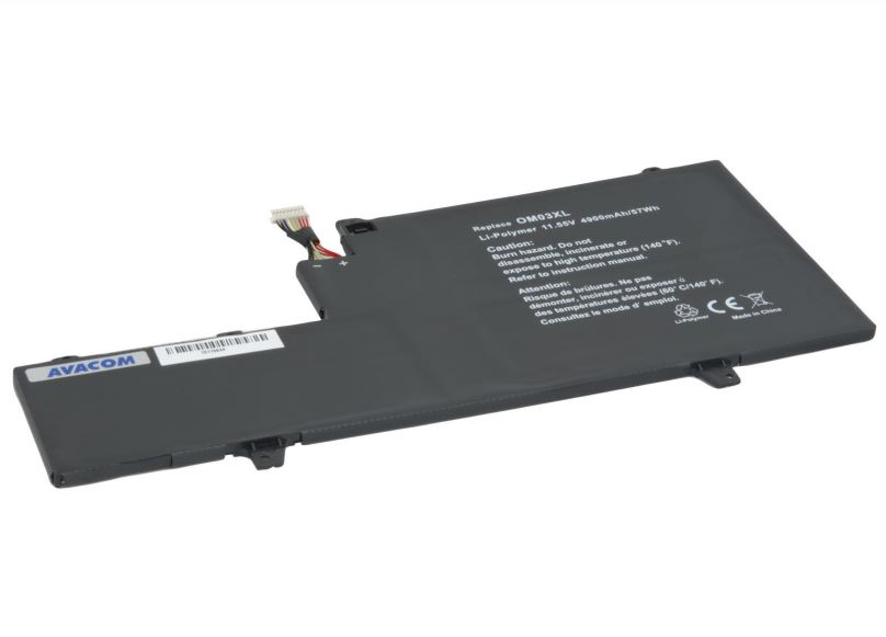 Baterie pro notebook Avacom OM03XL pro HP EliteBook 1030 G2 Li-Pol 11,55V 4900mAh 57Wh