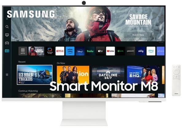 LCD monitor 32" Samsung Smart Monitor M8 Bílá