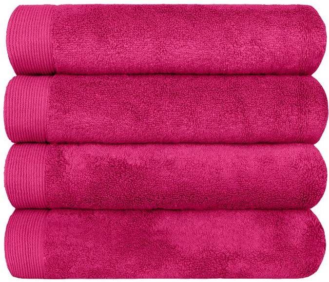 Ručník SCANquilt ručník MODAL SOFT růžová 50  x  100 cm
