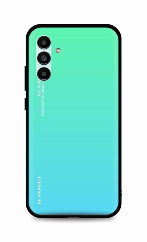Kryt na mobil TopQ Kryt LUXURY Samsung A04s pevný duhový zelený 88028