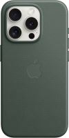 Kryt na mobil Apple iPhone 15 Pro Kryt z tkaniny FineWoven s MagSafe listově zelený