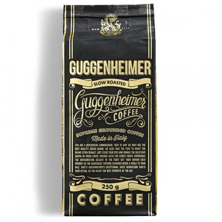 Káva Guggenheimer Mletá káva 250 g, Supreme Blend, espresso, moka