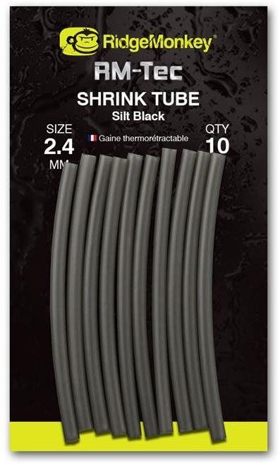 RidgeMonkey Smršťovací hadička Connexion Shrink Tube 2,4mm Silt Black 10ks