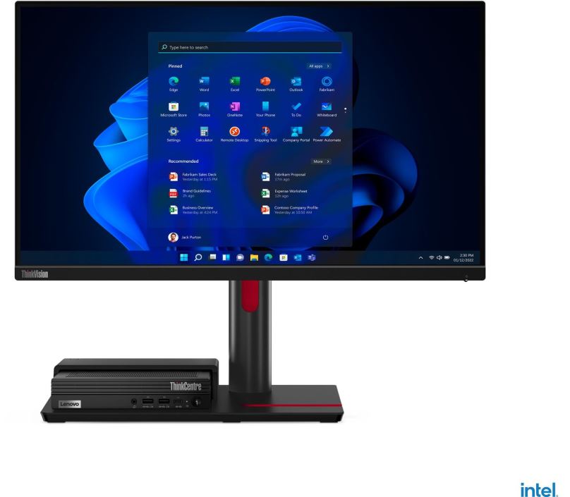 LCD monitor 23,8" Lenovo ThinkCentre Tiny-In-One Flex 24i