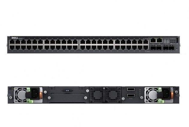 Switch Dell EMC N3048EP-ON Switch, POE+, 48x 1GbT, 2x SFP+ 10GbE, 2 x GbE SFP combo ports, L3, Stacking,IO