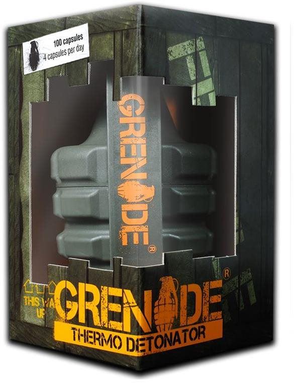 Spalovač tuků Grenade Thermo Detonator, 100 kapslí