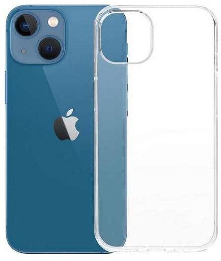 Kryt na mobil TopQ iPhone 13 mini silikon průhledný ultratenký 0,5 mm 67847