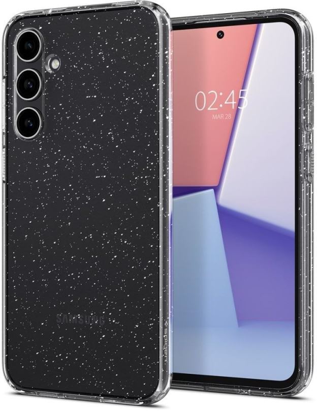 Pouzdro na mobil Spigen Liquid Crystal Glitter Crystal Quartz Samsung Galaxy S23 FE