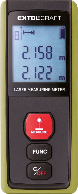 Laserový dálkoměr EXTOL CRAFT metr laserový digitální 40M, 920201