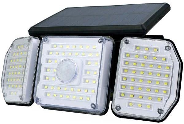LED reflektor Entac Venkovní solární světlo LED s čidlem pohybu 2 W 354 lm, studená barva světla