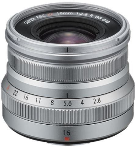 Objektiv Fujifilm Fujinon XF 16mm f/2.8 R WR stříbrný
