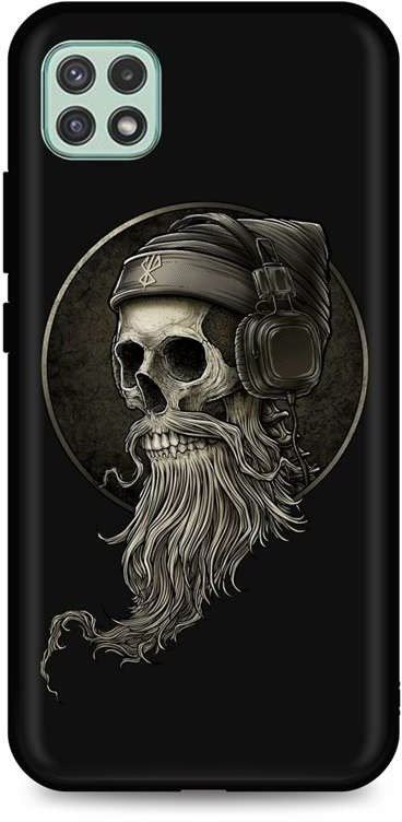 Kryt na mobil TopQ Samsung A22 5G silikon Music Skeleton 61190