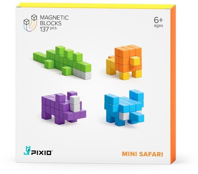 Stavebnice Pixio Mini Safari Smart magnetická
