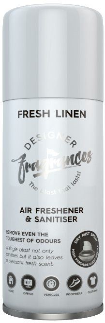 Vůně do auta Designer Fragrance Blast Can - Linen Blast