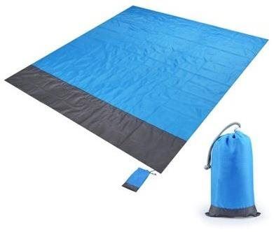 Pikniková deka Alum Magická podložka na pláž 210x200cm - modrá