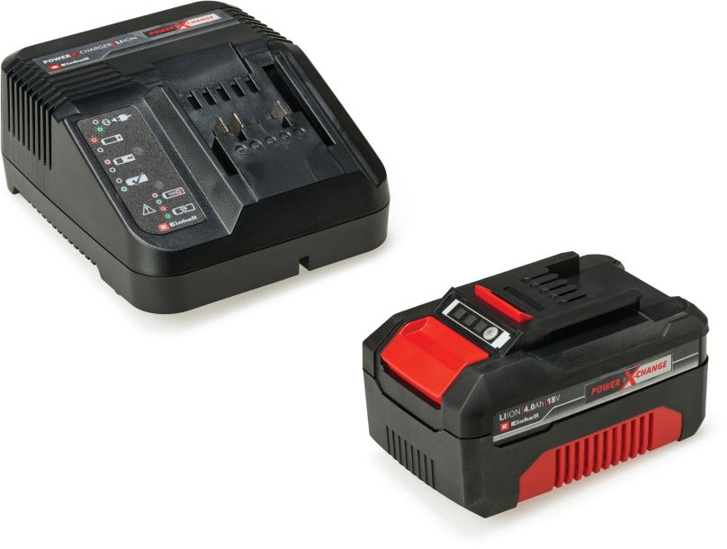 Nabíječka a náhradní baterie Einhell Starter Kit Power X-Change 18 V 4,0 Ah