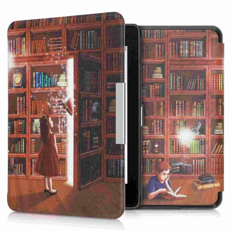 Pouzdro na čtečku knih KW Mobile - Magical Library - KW4664447 - Pouzdro pro Amazon Kindle Paperwhite 4 (2018) - vícebarevn