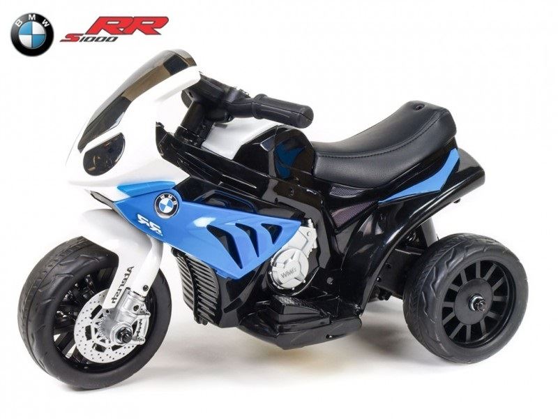 Elektrická motorka pro děti Trike BWM S1000RR, modrá