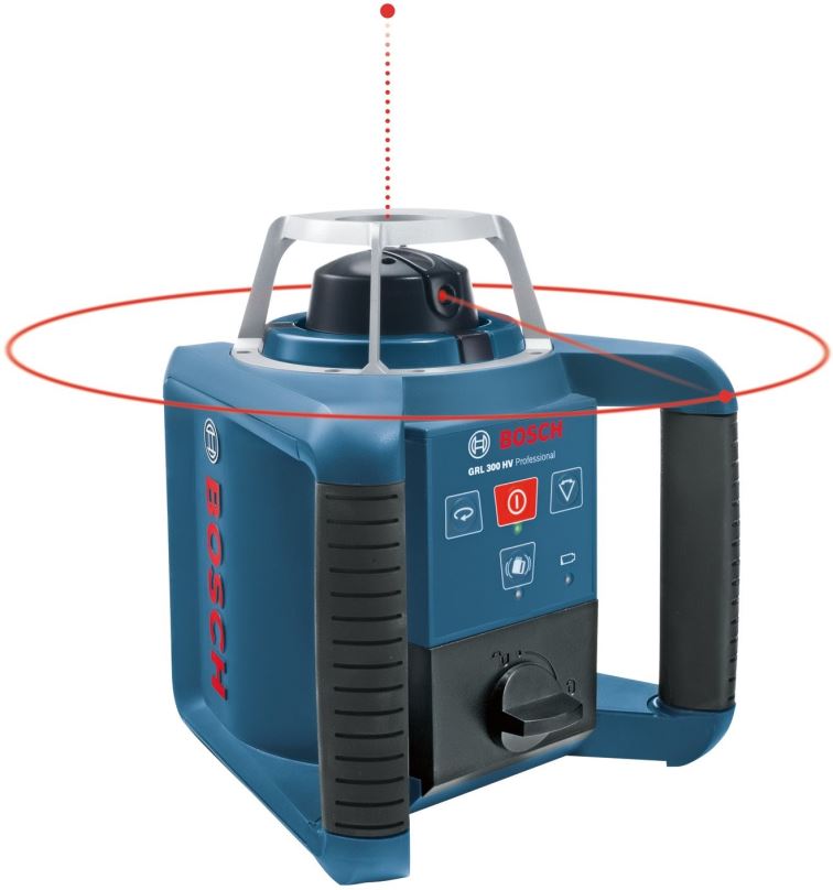 Rotační laser BOSCH Professional GRL 300HV + LR1 + WM4 + RC1 0.601.061.501